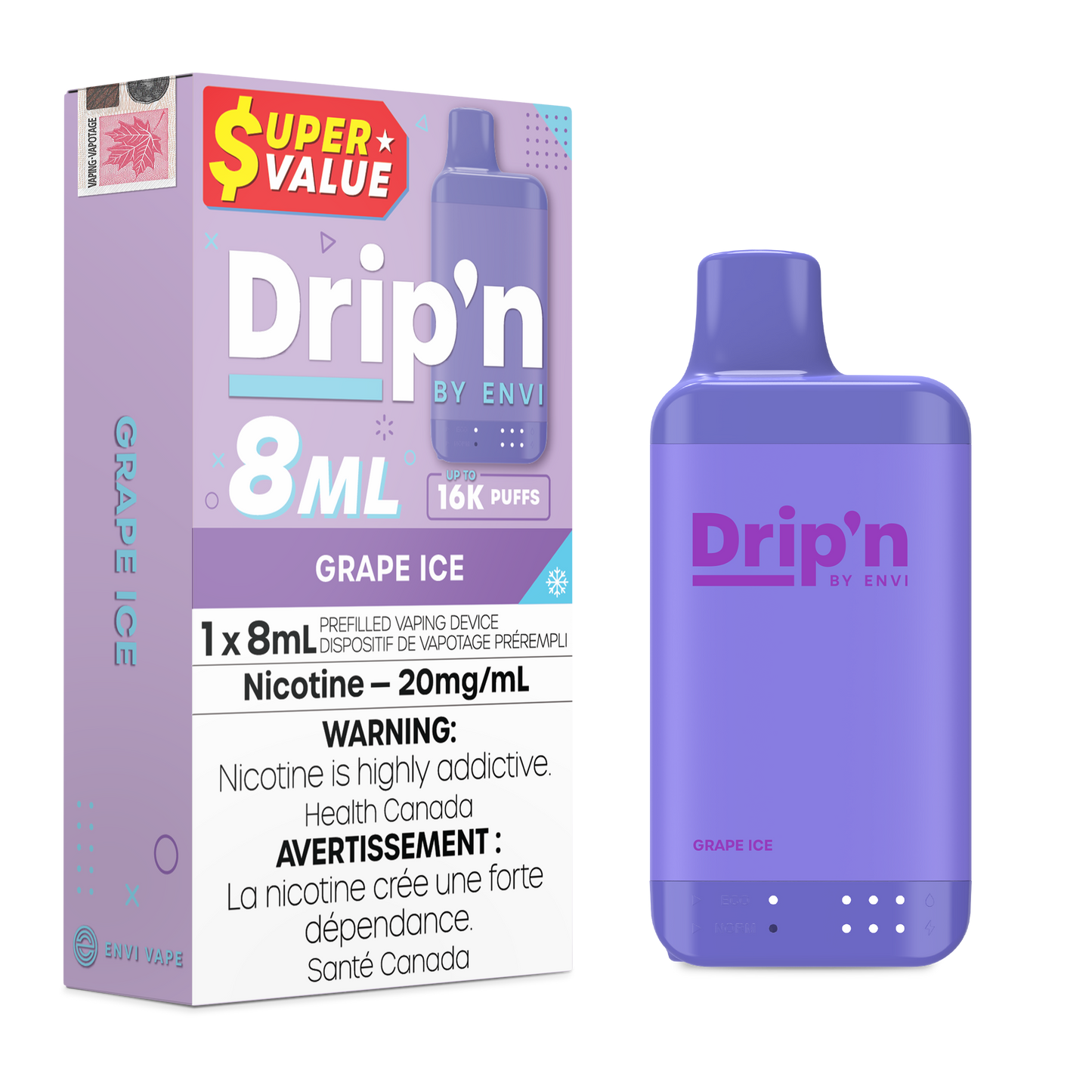DRIP'N BY ENVI - 16K PUFFS