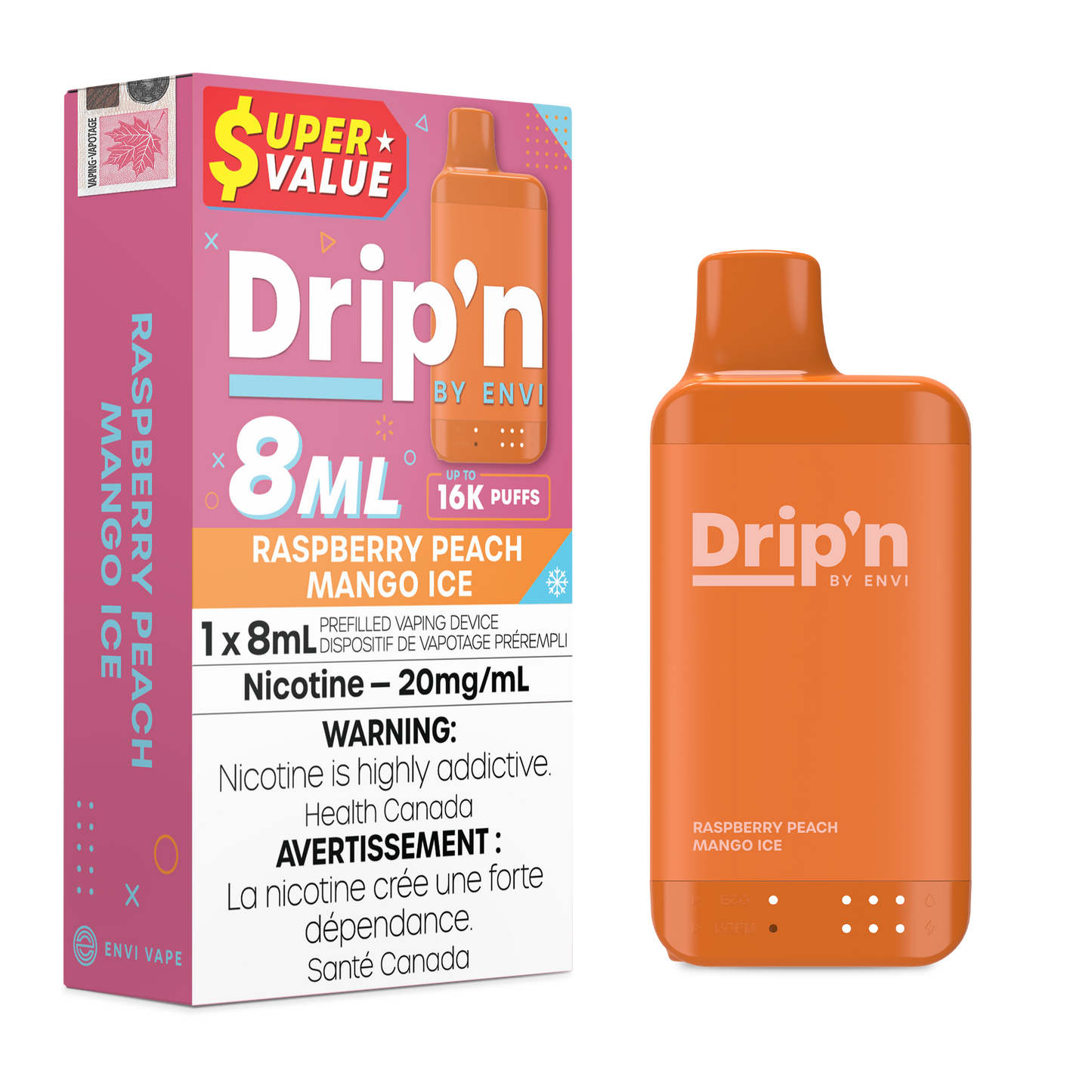 DRIP'N BY ENVI - 16K PUFFS