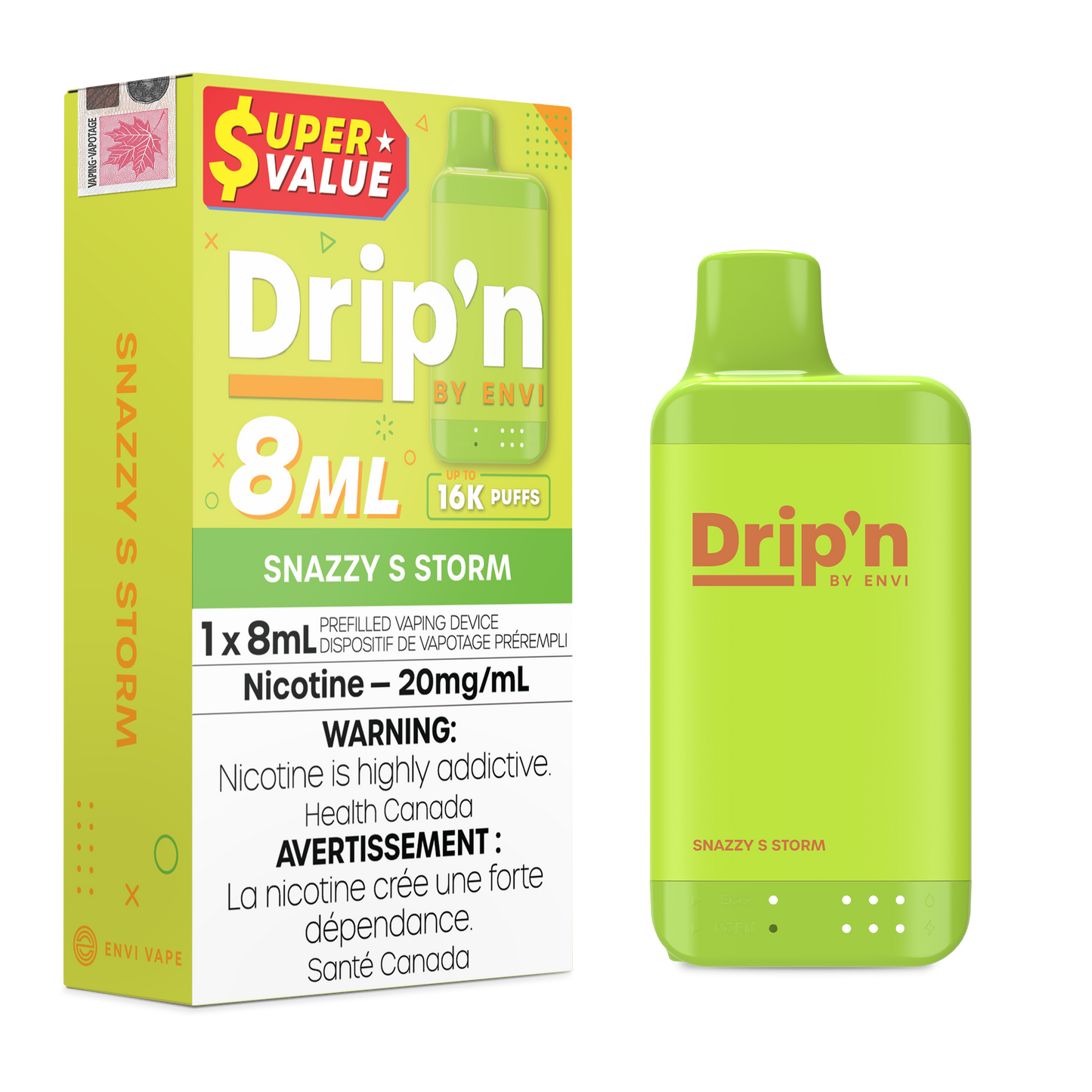 DRIP'N BY ENVI - 16K PUFFS